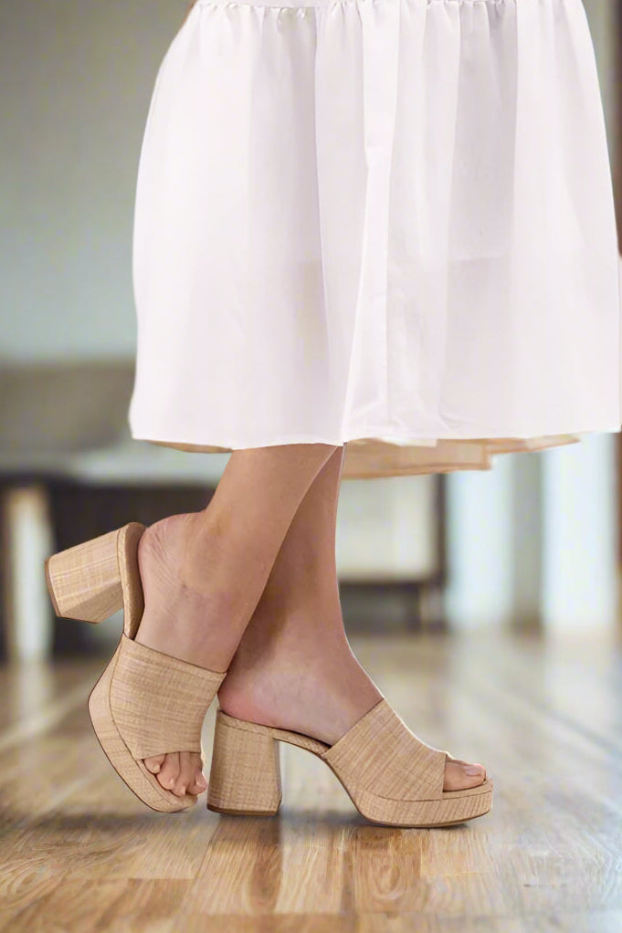Strut To Win Natural Mule - SHO2782NA