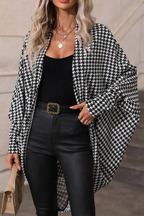 Check Me Out Houndstooth Kimonos