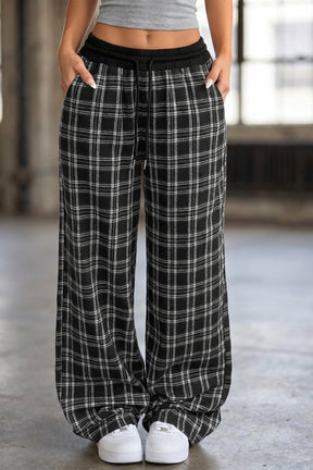 Mad About Plaid Wide Leg Pants