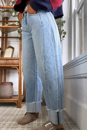 Turn It Up Ankle-length Jeans (2 Colors)