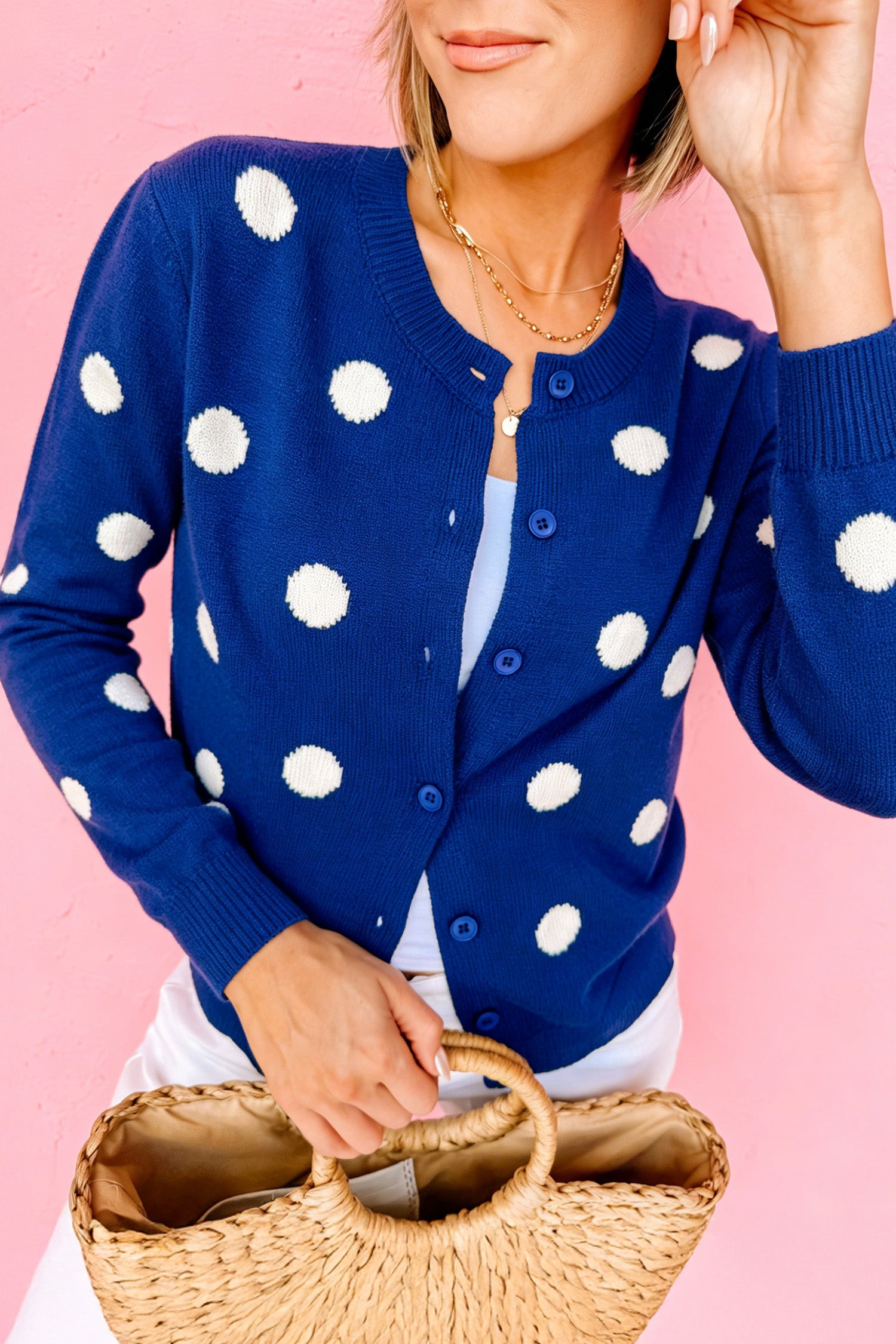 Happy Little Thing Polka Dot Cardigan (3 Colors)