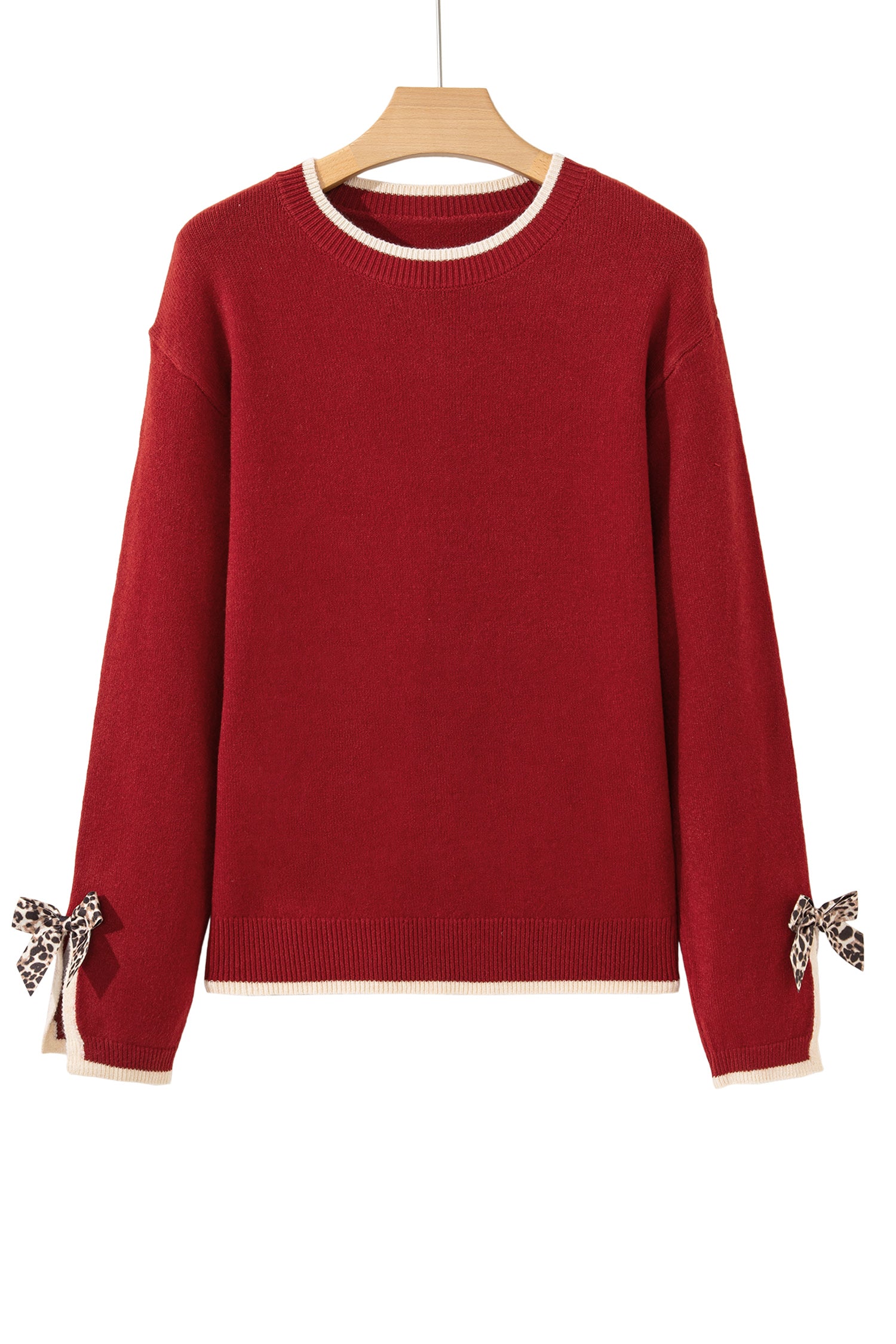 Bow Obsessed Red Sweater