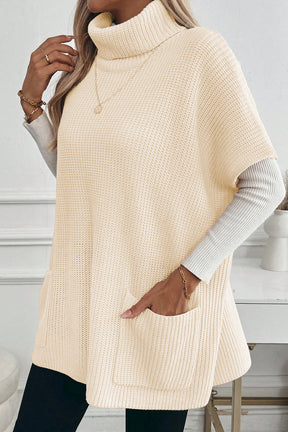 Jet Stream Knit Casual Turtleneck Sweater