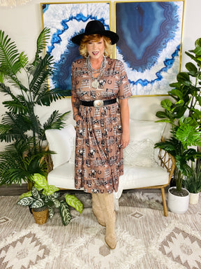Out West Darling Dress - DR292MU