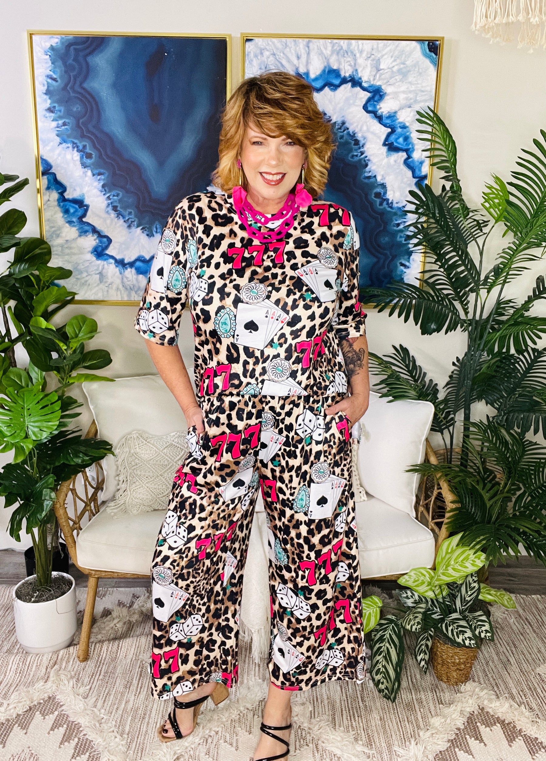 Vegas Baby Top And Pant Set - SET111MU