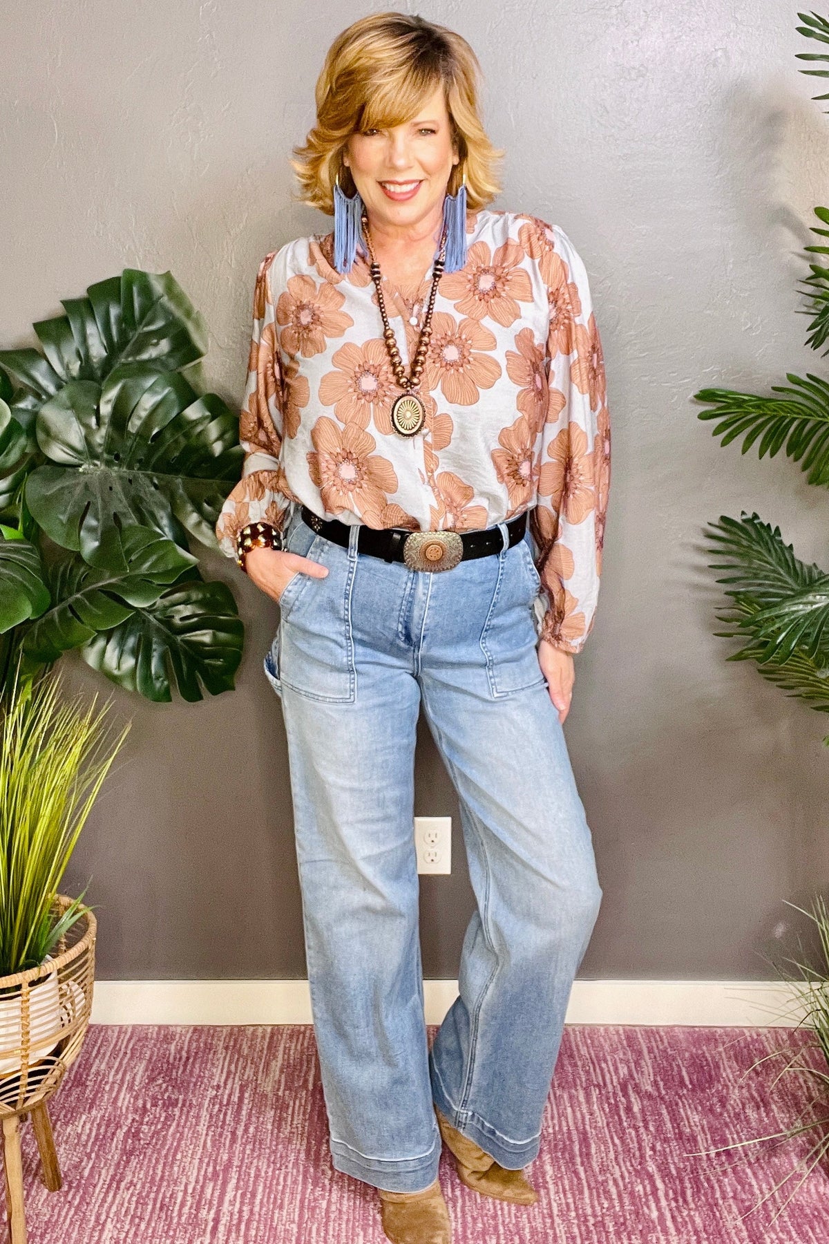 Skylar Full Size High Rise Straight Leg Jeans with Front Pockets