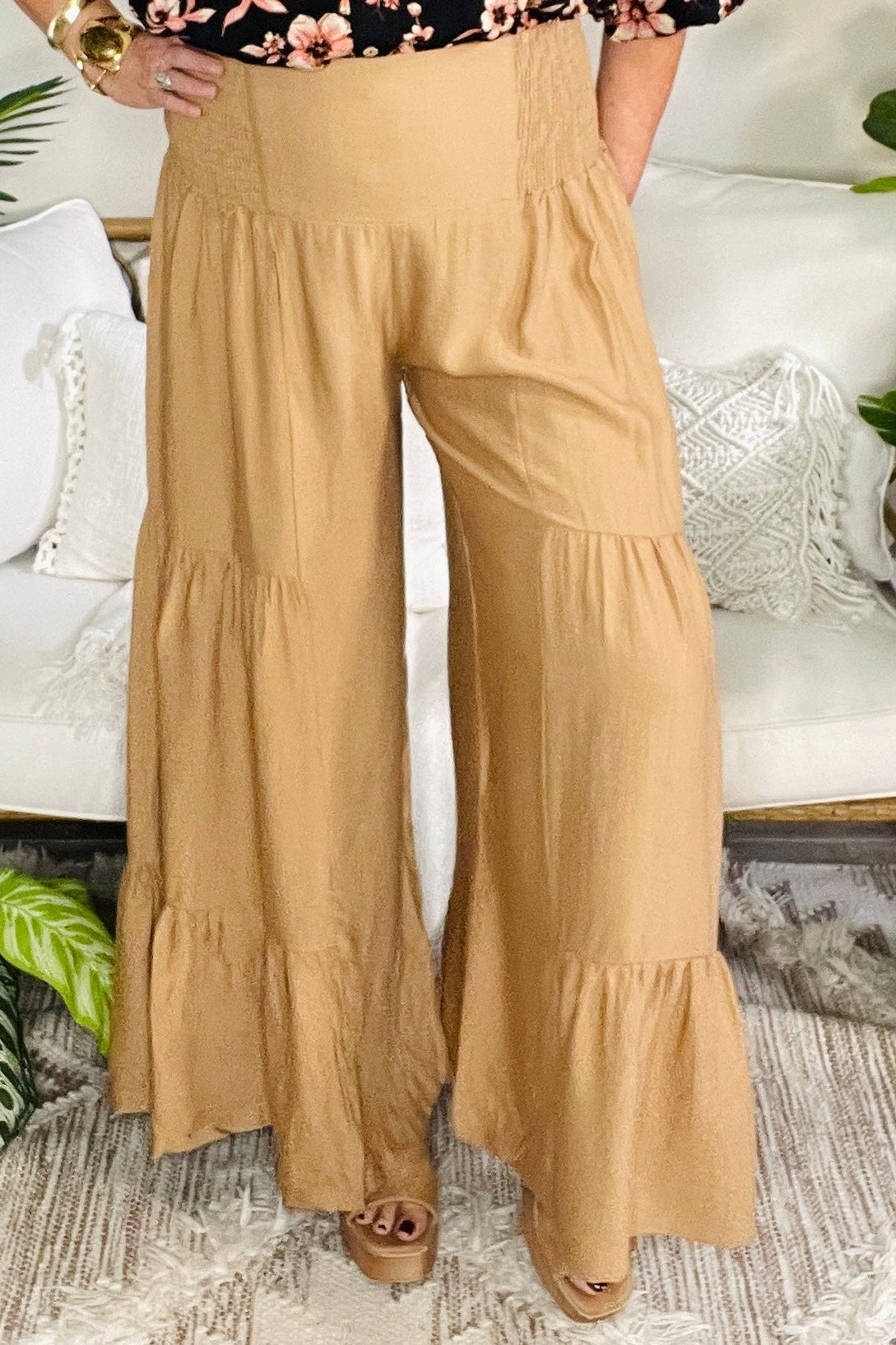 Tiered And True Pants - P181TN