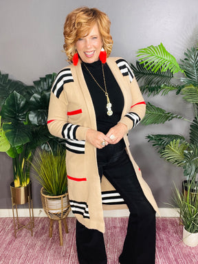 Fashion Never Fades Striped Cardigan (4 Colors)
