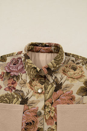 The Bloombreaker Floral Waffle Knit Jacket