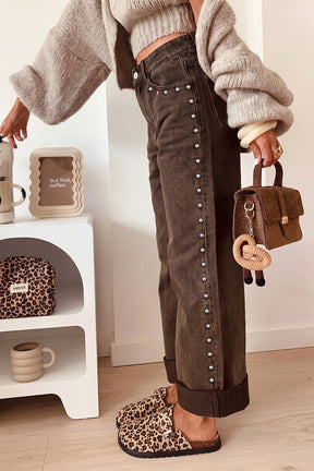 Edge Of Glam Studded Jeans (3 Colors)