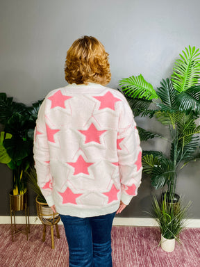 Born To Be A Star Pink Sweater - S269PK