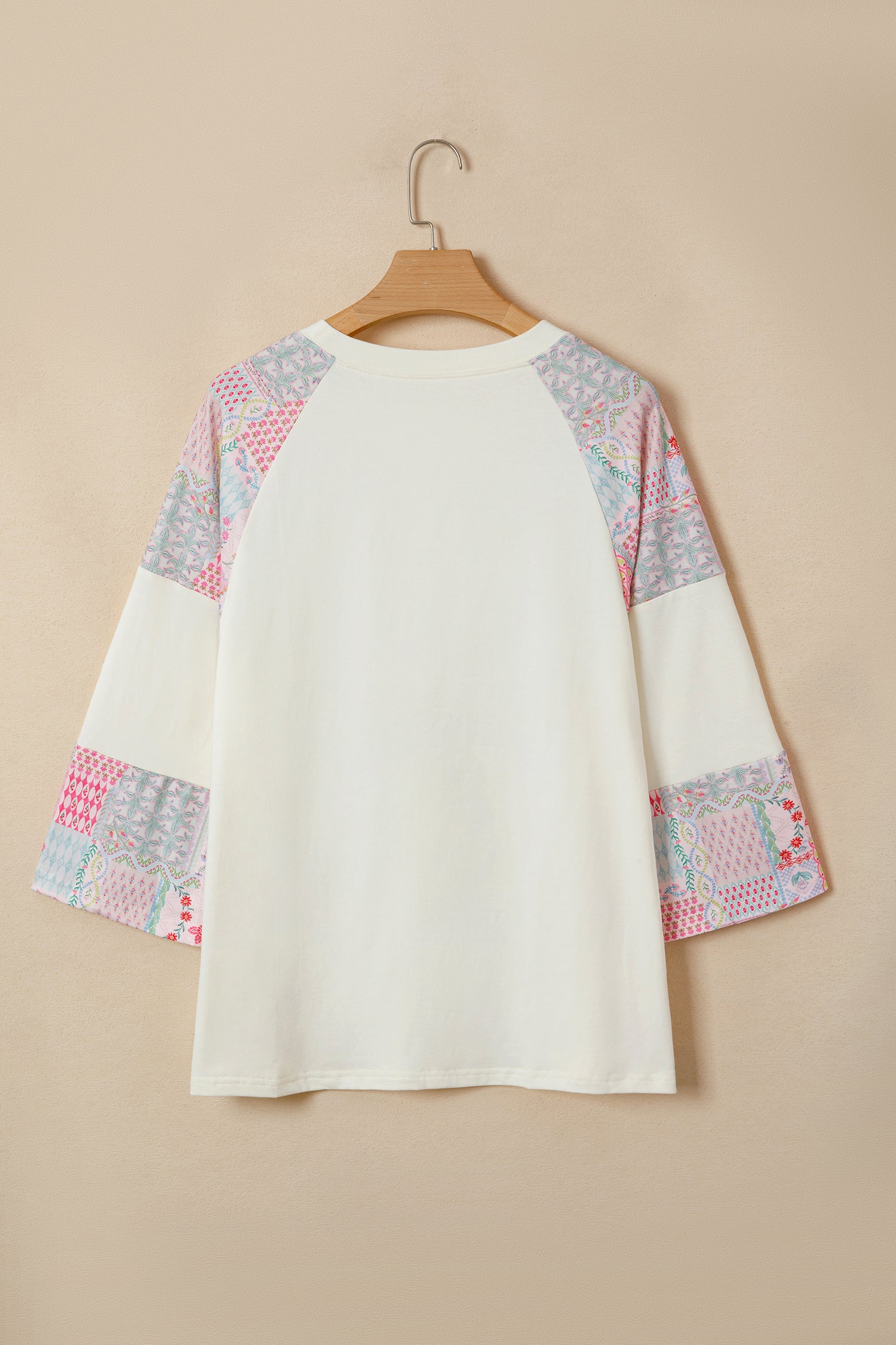 Day To Day Floral Patchwork Top