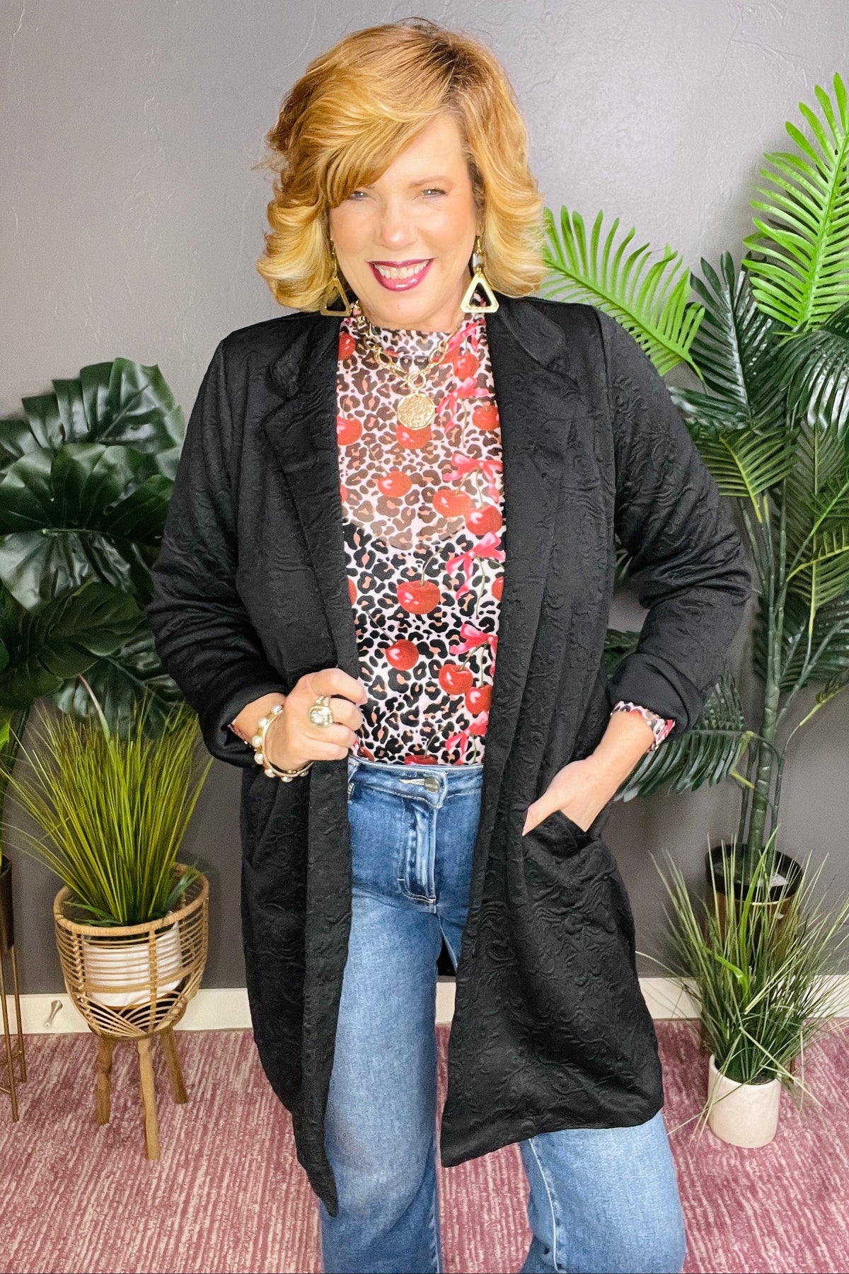 Forever Timeless Black Coat - OT081BK