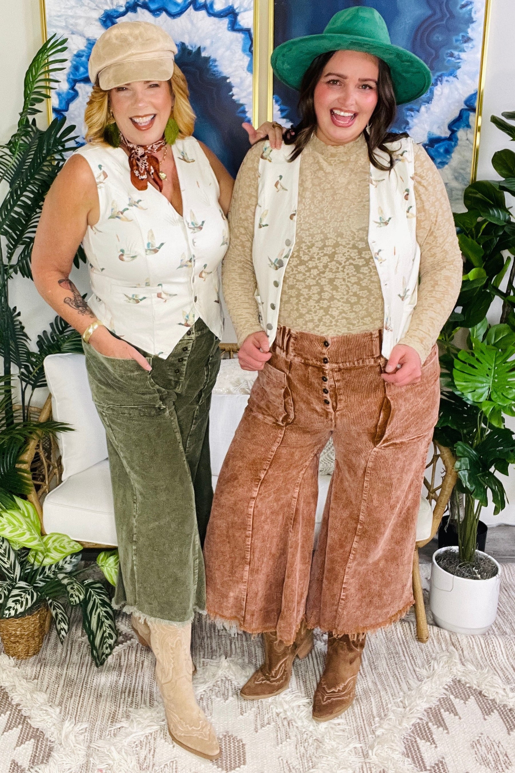 Come As You Are Camel Corduroy Pants - P167CA