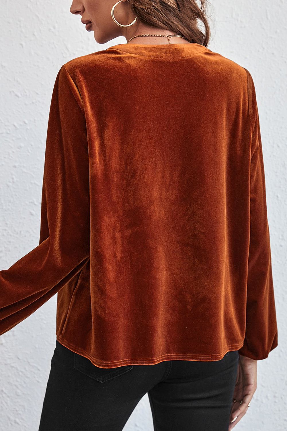 Autumn Luxe Velvet Top