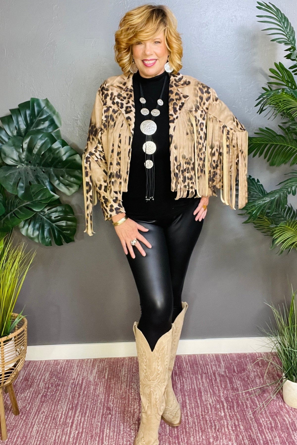 Boho Fringe Jacket - OT012TA