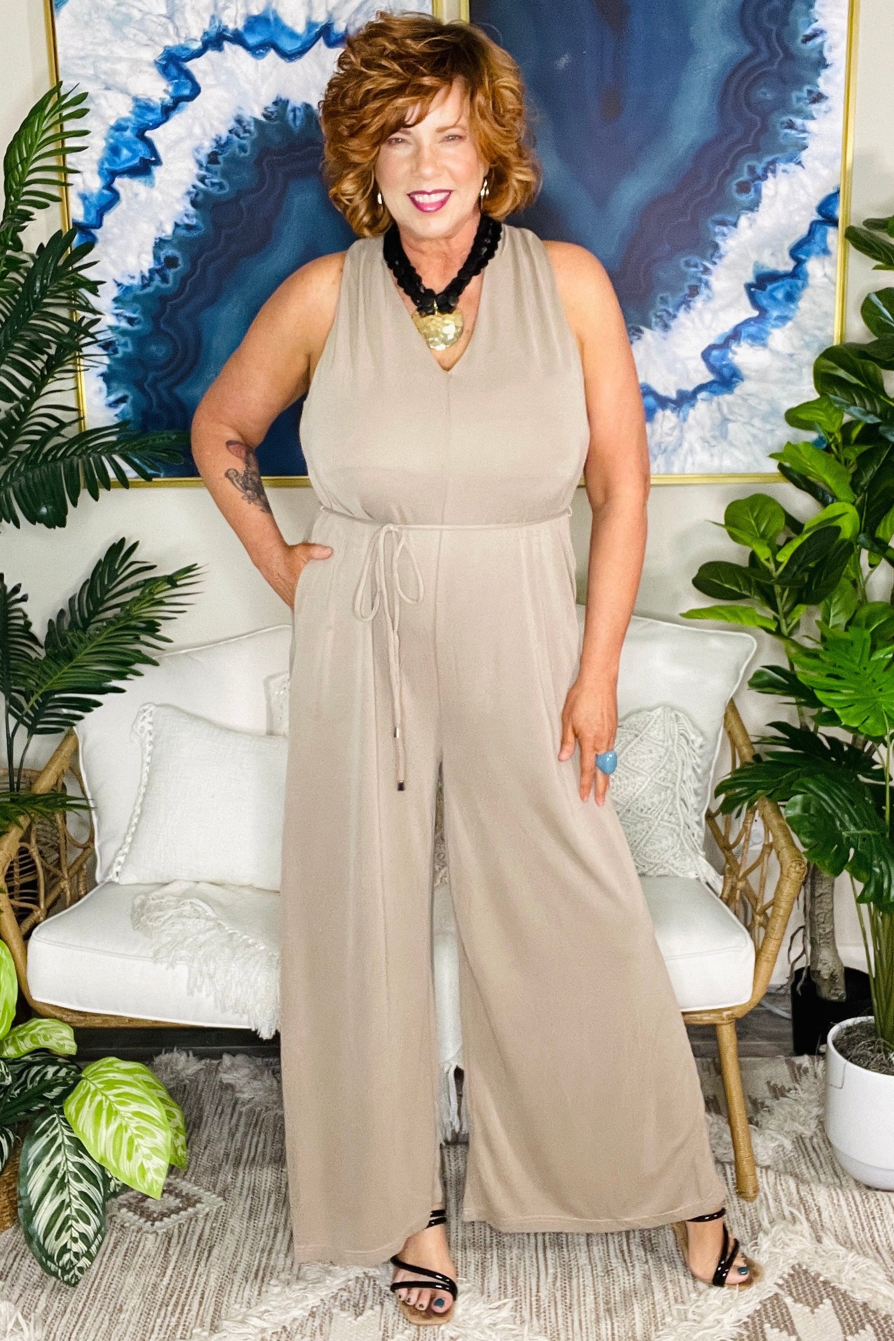 Casual Staple Jumpsuit - R013MO