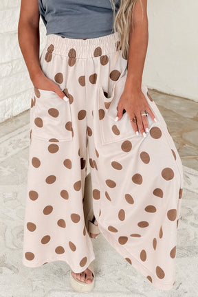 Make Your Mark Polka Dot Wide Leg Pants (4 Colors)