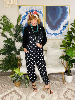 The Dot Factor Jumpsuit - R027BK