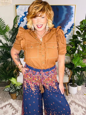 Boho For Days Pants - P182BL