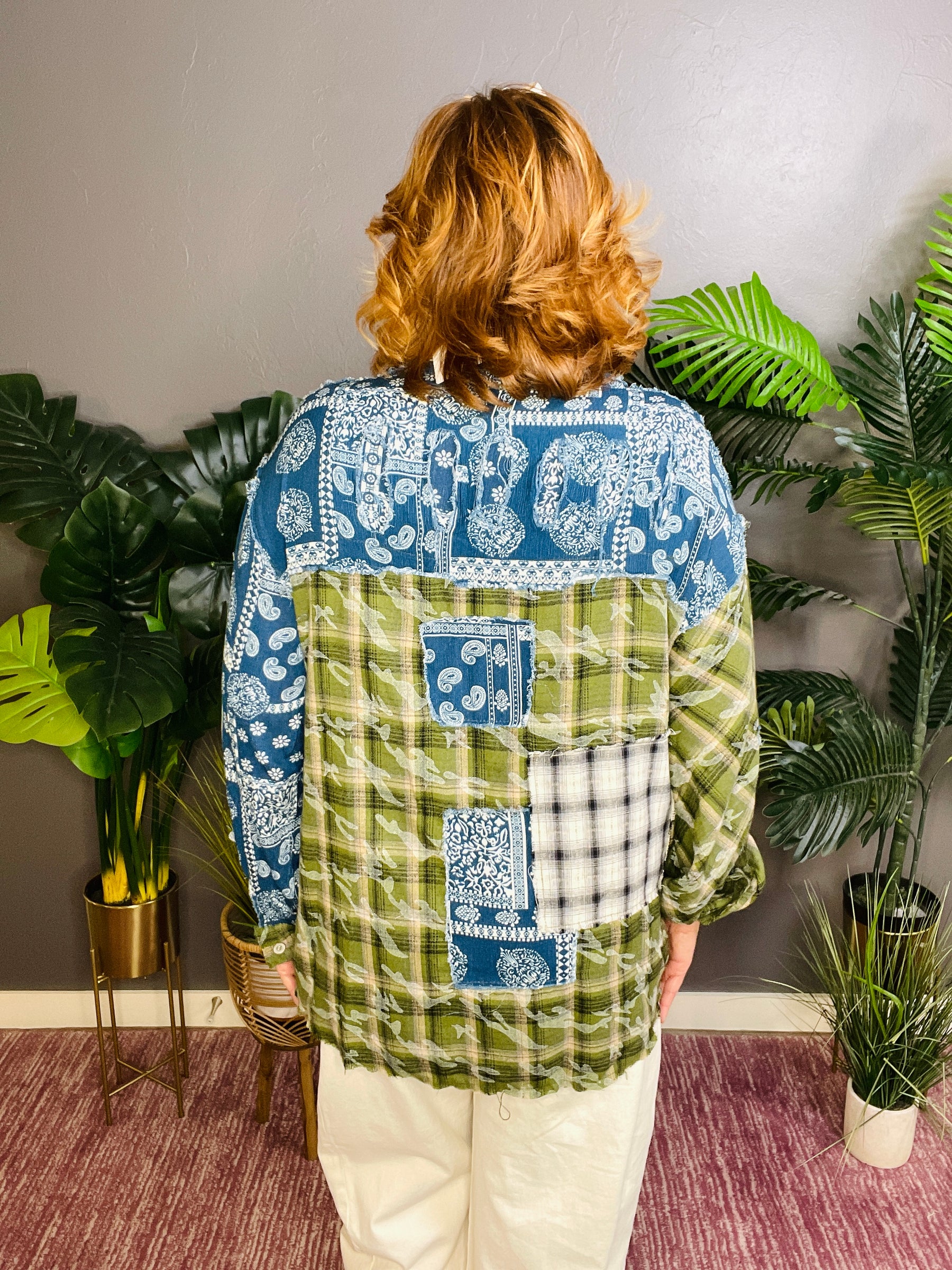 Bold In Paisley  Top - S255OL