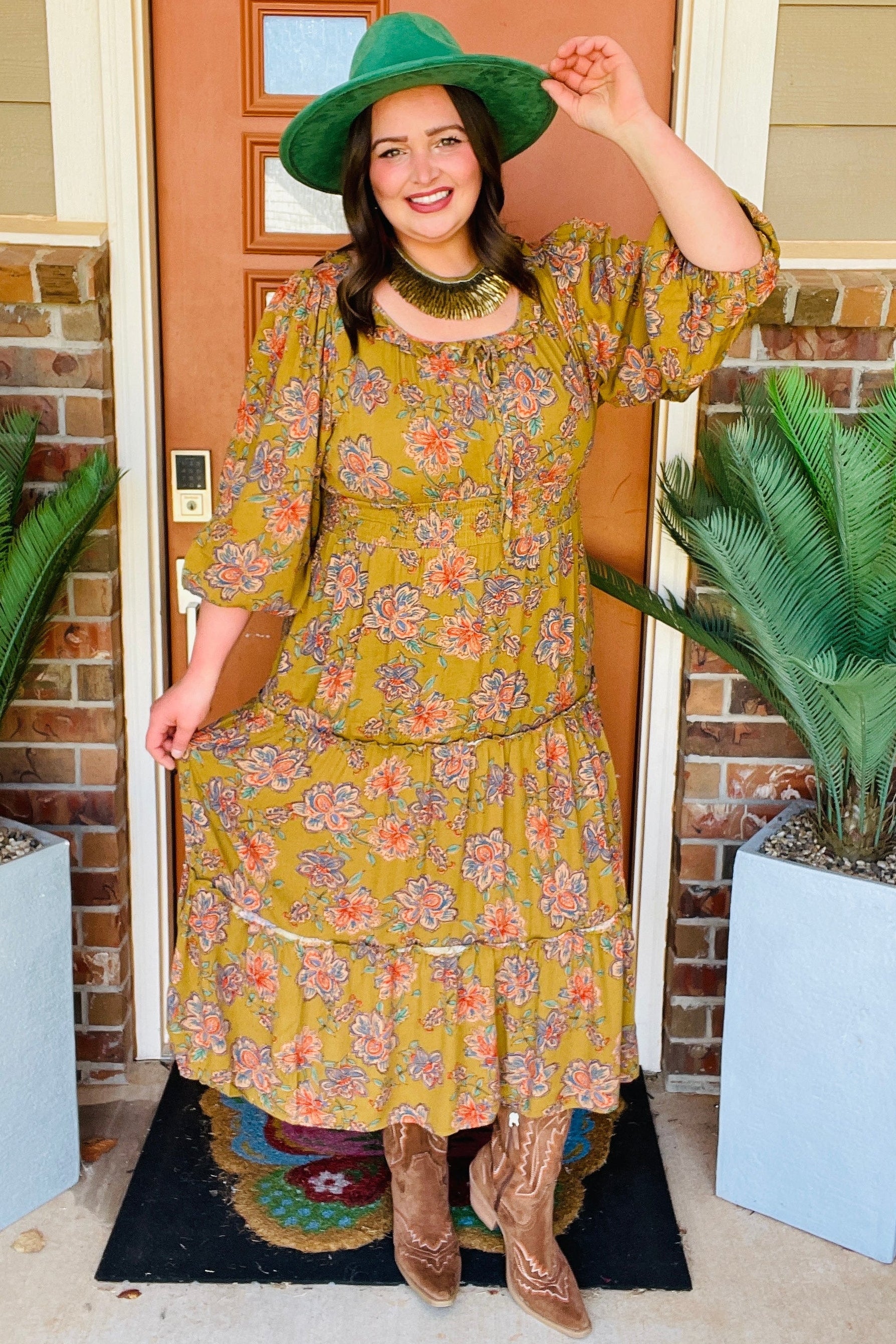 Boho In Bloom Dress - DR269OL