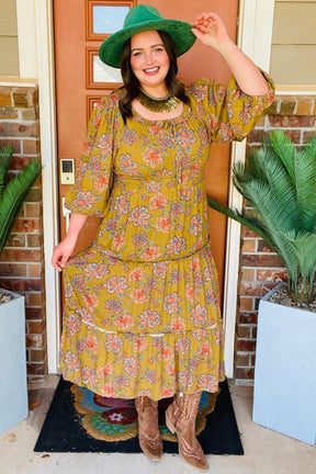 Boho In Bloom Dress - DR269OL