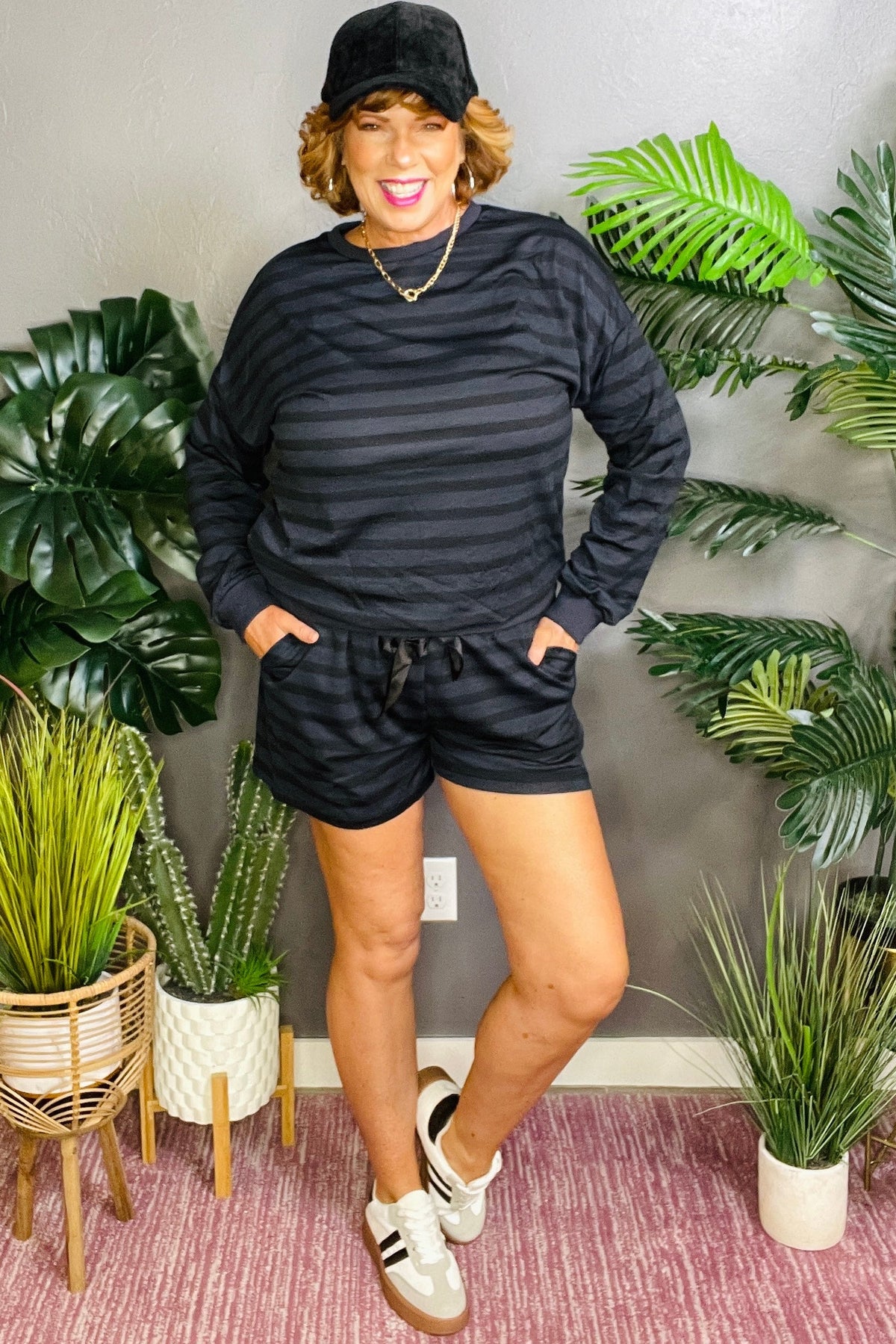 Set On Point Tops And Short Set
