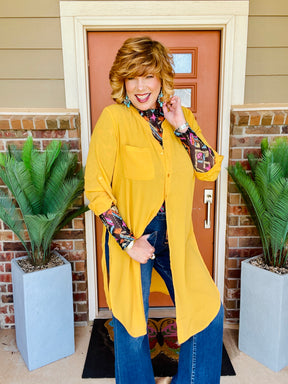 Ray Of Sunshine Mango Long Top - S913MNG