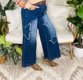 Star Power Wide Leg Jeans
