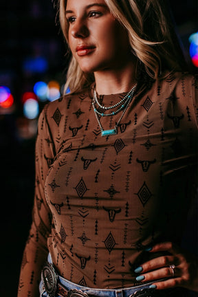 Long Live Cowgirls Mesh Top