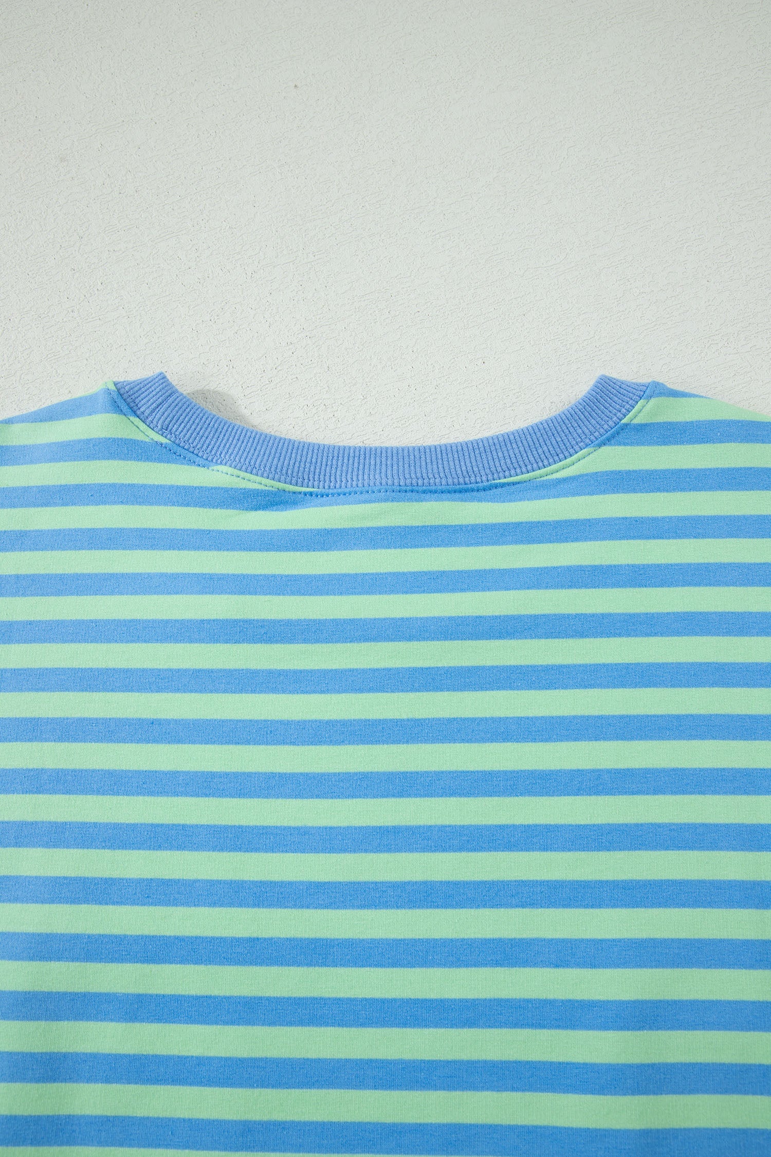 Coastal Ease Green Stripe Top And Short Set