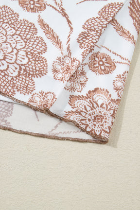 Pretty In Floral Mesh Top