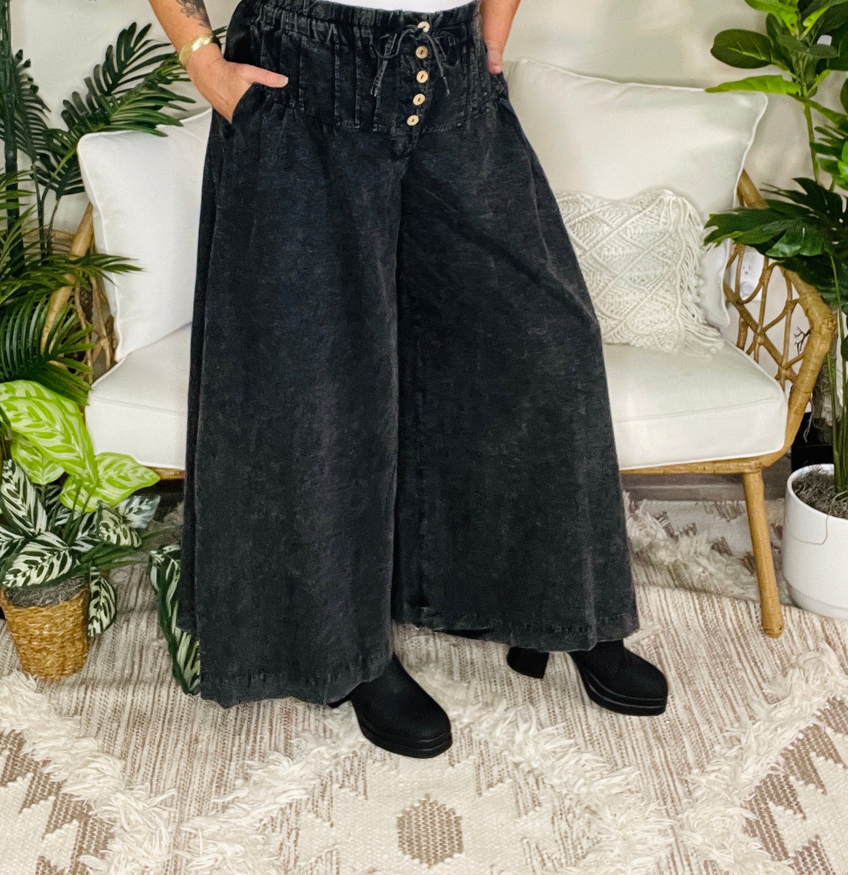 Comfort Comes First Pants - P185BK