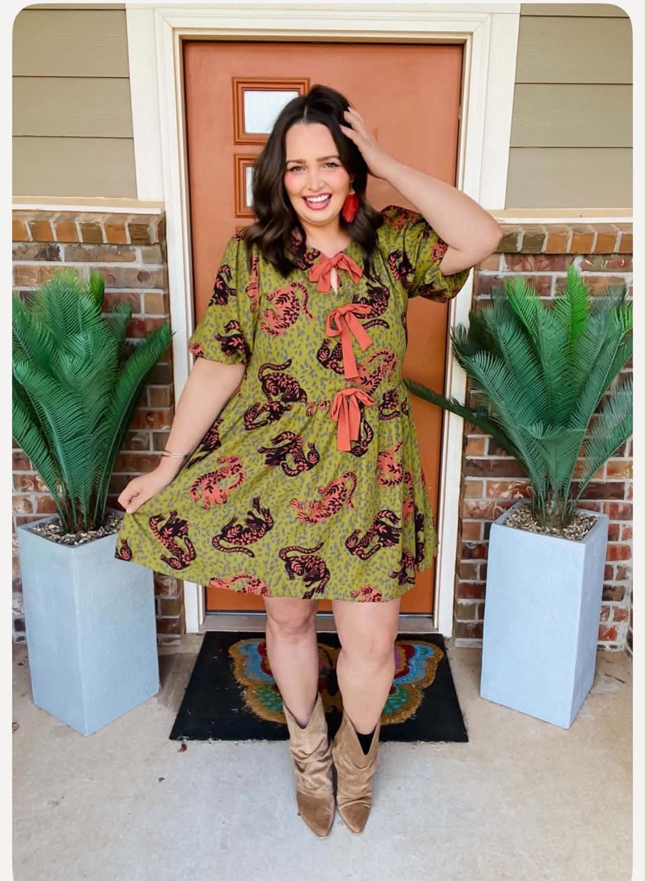 Knot So Tame Dress - DR281OL