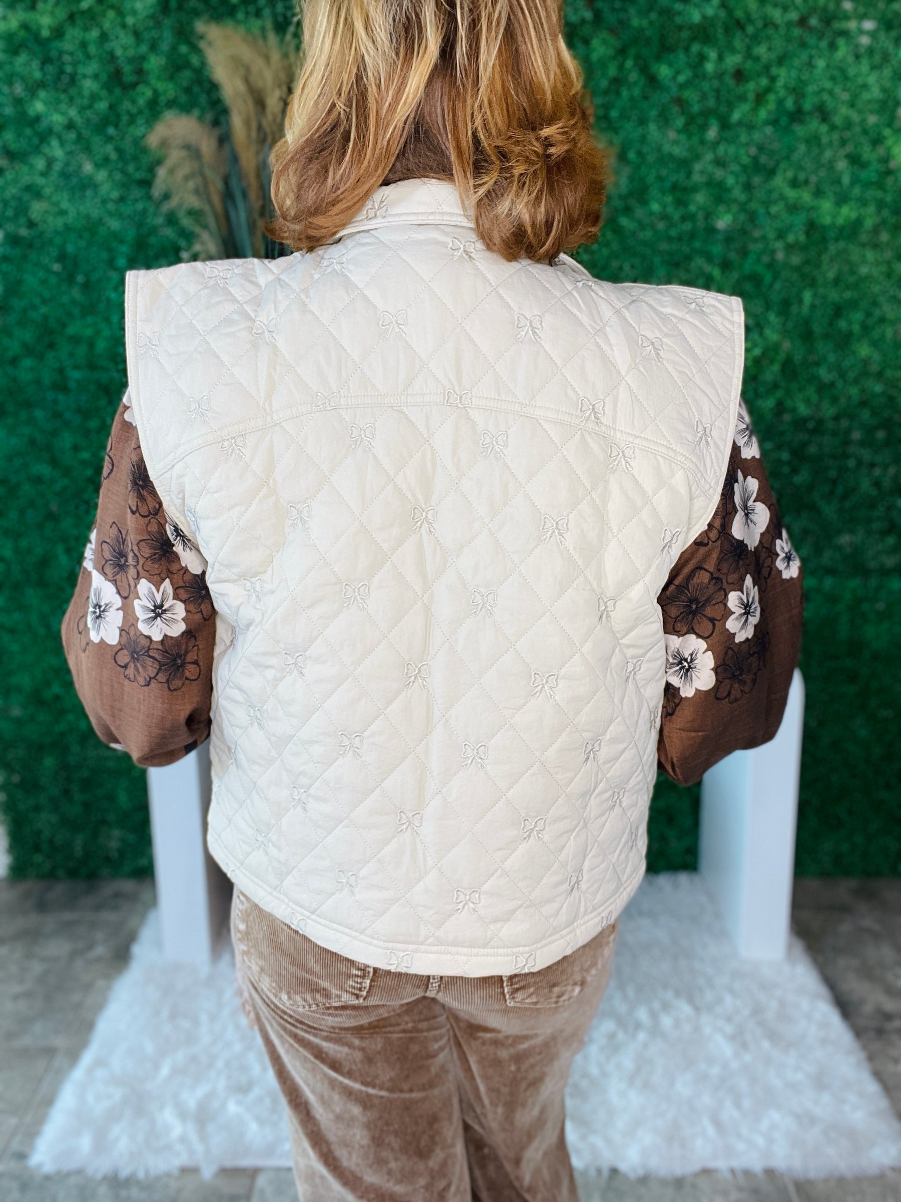 Put A Bow On It Quilted Vest