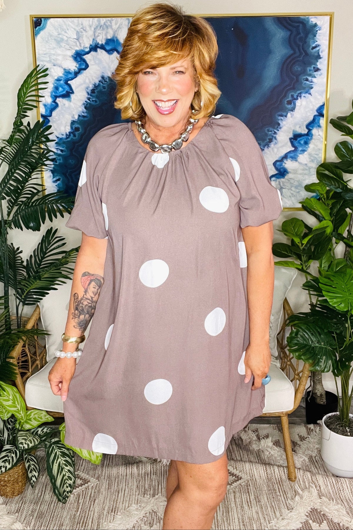 Pardon My Dots Mini Dress