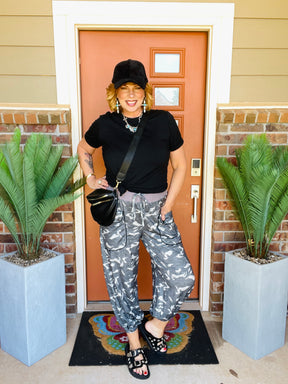 Hidden In Plain Sight Barrel Pants (2 Colors)