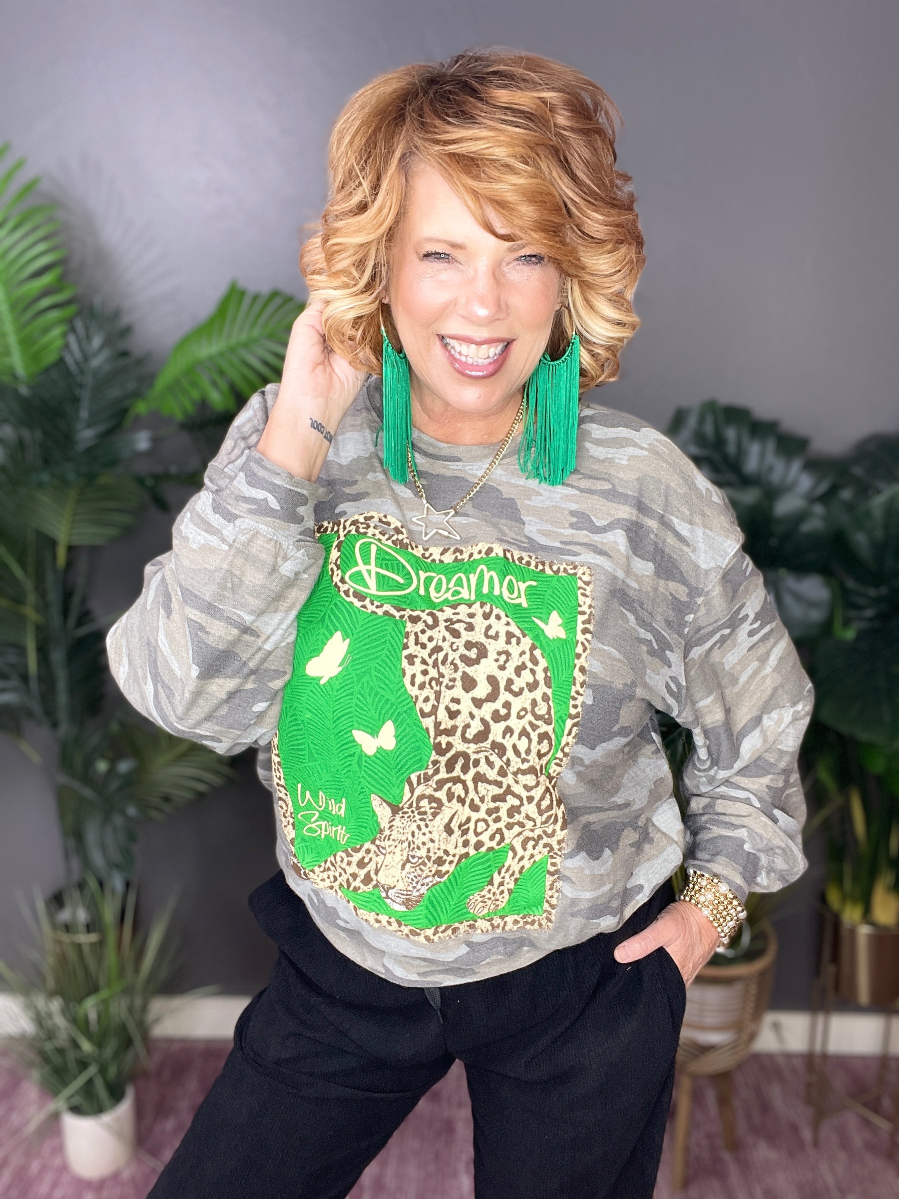 You Know I'm A Dreamer Top - S232CAM