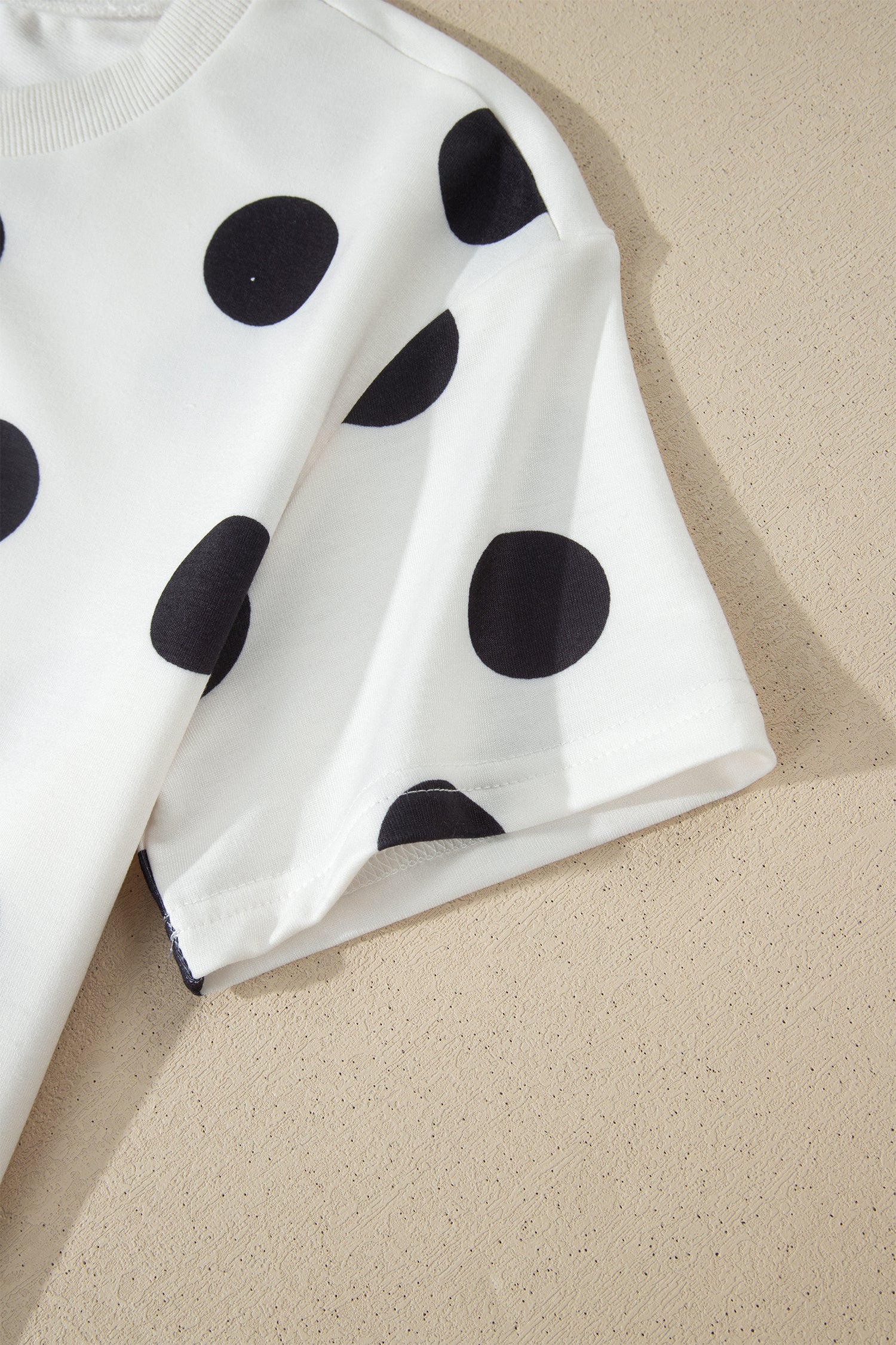 It's Spot On White Polka Dot Top And Skort 2pc Set