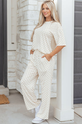 Everything In Check 2pc Lounge Set