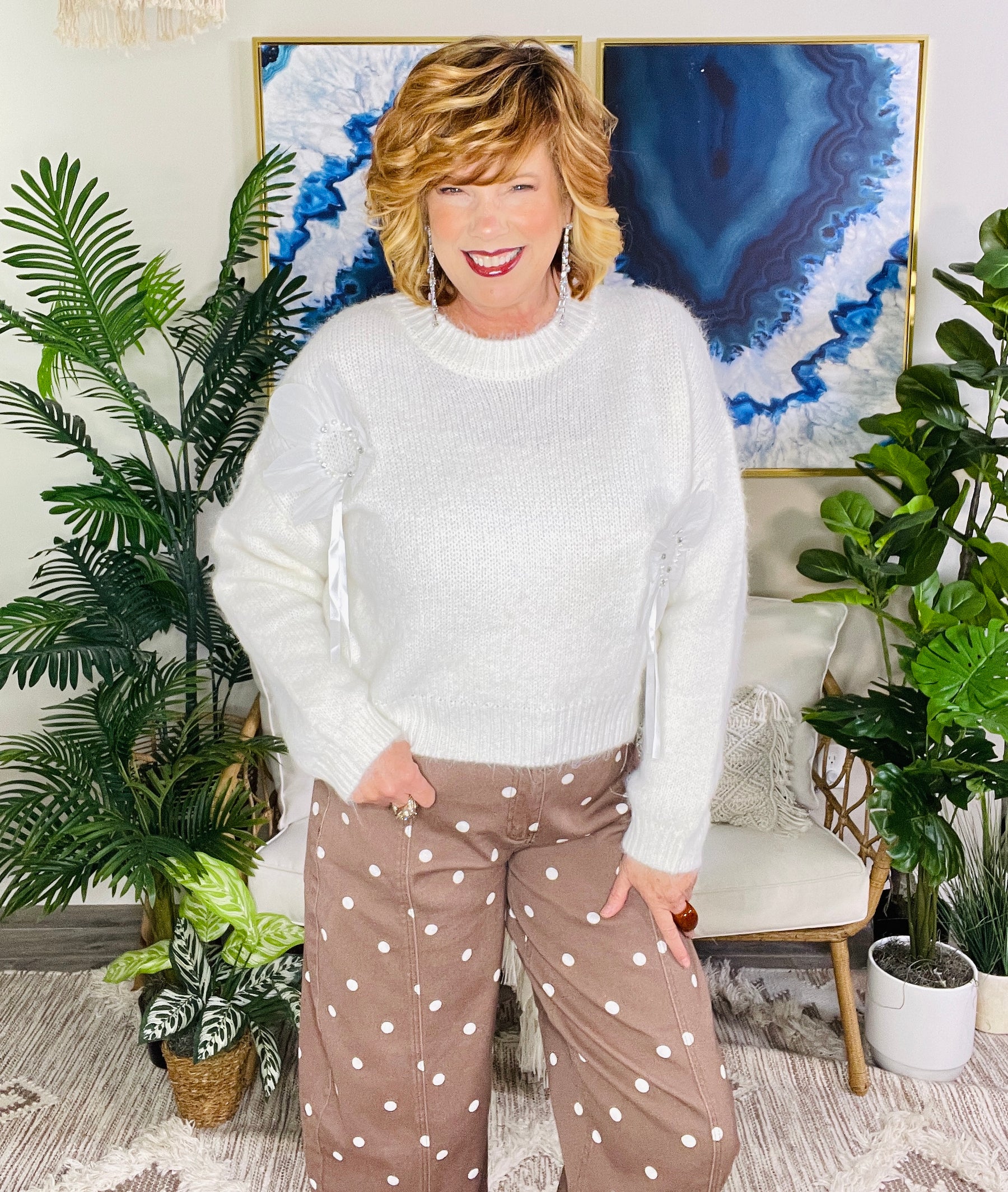 Flower Power Sweater