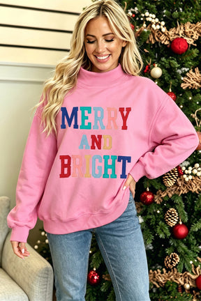 Merry And Bright Sweatshirt (2 Colors)