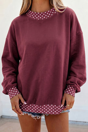 Something About Her Polka Dot Sweatshirt (9 Colors)