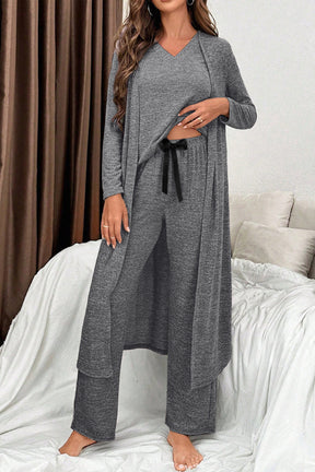 Lounge All Day 3pc V Neck Set