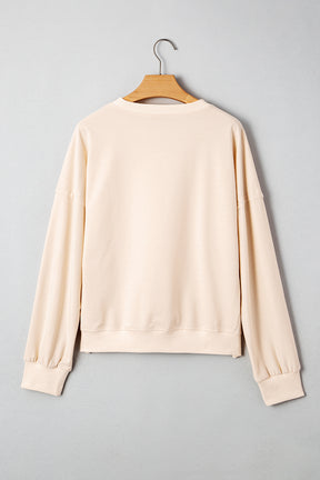 Chasing Flowers Raw Edge Top