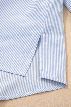 Simply Striped Button Down Top