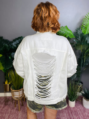 Happy To See You Jacket - OT144WH