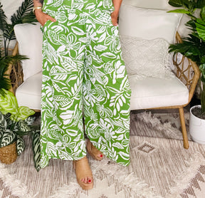 Under The Palms Top And Pant Set - SET058JG