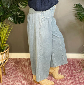 In My Denim Era Wide Leg Pant - P005DN